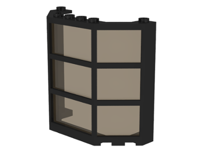 30185c01 | Window 3 x 8 x 6 Bay with Trans-Brown Glass | LEGOPART