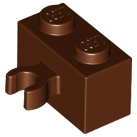 30237b | Brick, Modified 1 x 2 with Open O Clip Thick | LEGOPART