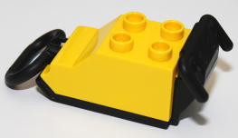 3025c01 | Duplo Utensil Dirt Compactor with Black Base and Handles | LEGOPART