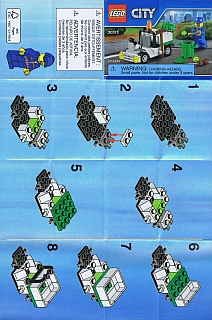 30313-1 | Garbage Truck polybag | INSTRUCTIONS | LEGOPART