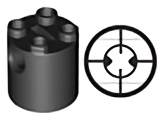 30361b | Brick, Round 2 x 2 x 2 Robot Body - with Bottom Axle Holder x Shape x Orientation | LEGOPART