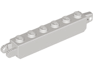 30388 | Hinge Brick 1 x 6 Locking with 1 Finger Vertical End and 2 Fingers Vertical End | LEGOPART