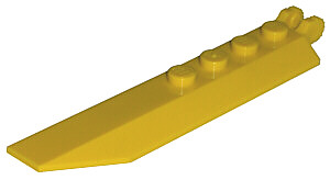 30407 | Hinge Plate 1 x 8 with Angled Side Extensions, 9 Teeth and Rounded Plate Underside | LEGOPART