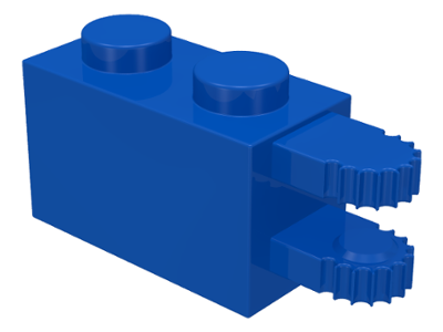 30540 | Hinge Brick 1 x 2 Locking with 2 Fingers Horizontal End | LEGOPART