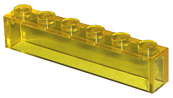 3067 | Brick 1 x 6 without Bottom Tubes | LEGOPART