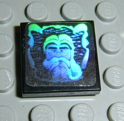 3068pb0063 | Tile 2 x 2 with HP Dumbledore Hologram Pattern | LEGOPART