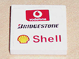 3068pb0145 | Tile 2 x 2 with Vodafone, Bridgestone and Shell Logos Pattern | LEGOPART