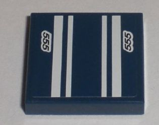 3068pb0298 | Tile 2 x 2 with White Stripes and | LEGOPART