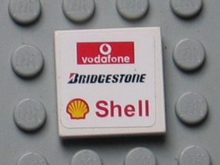 3068pb0810 | Tile 2 x 2 with Vodafone | LEGOPART