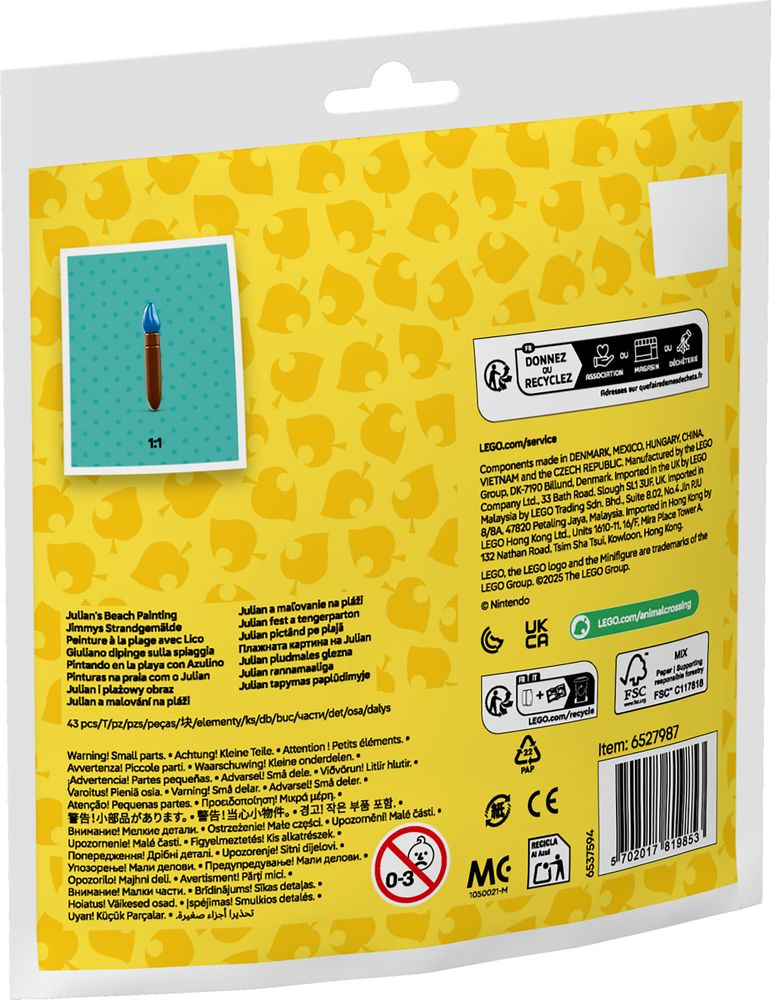 Julian's Beach Painting LEGO 30703