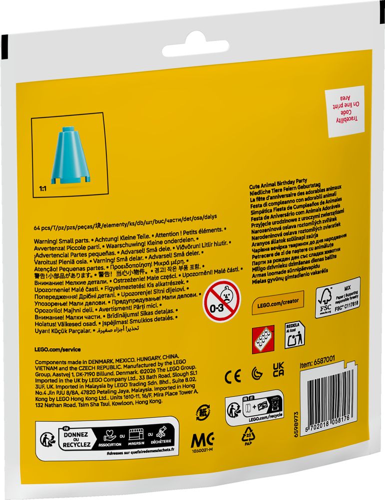 Cute Animal Birthday Party LEGO 30715