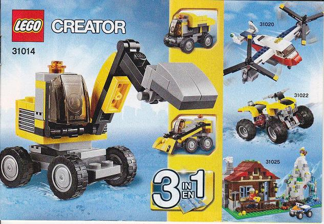 31014-1 | Power Digger | INSTRUCTIONS | LEGOPART