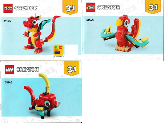 31145-1 | Red Dragon | INSTRUCTIONS | LEGOPART