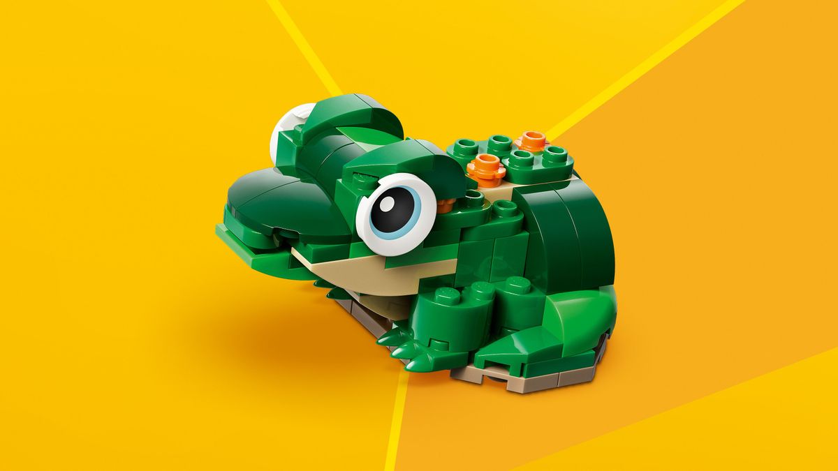 Turtle with a Water Lily Flower LEGO 31377