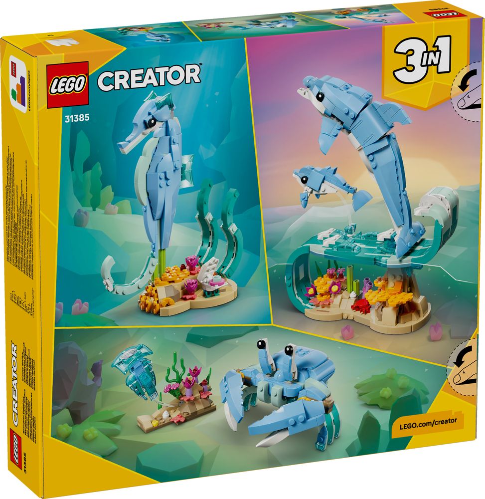 Sea Animals: Beautiful Dolphins LEGO 31385