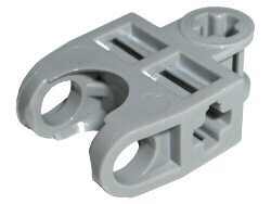 32174 | Technic, Axle Connector 2 x 3 with Ball Joint Socket - Open Sides, Angled Forks with Closed Axle Holes | LEGOPART