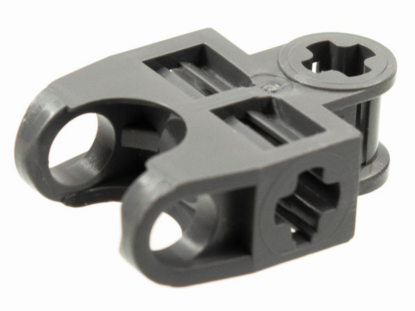 32174 | Technic, Axle Connector 2 x 3 with Ball Joint Socket - Open Sides, Angled Forks with Closed Axle Holes | LEGOPART