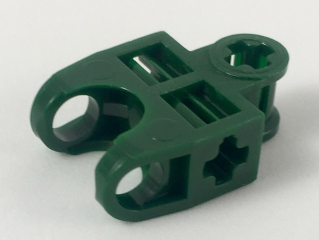 32174 | Technic, Axle Connector 2 x 3 with Ball Joint Socket - Open Sides, Angled Forks with Closed Axle Holes | LEGOPART