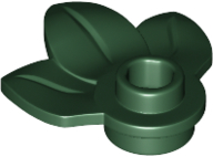 32607 | Plant Plate, Round 1 x 1 with 3 Leaves | LEGOPART