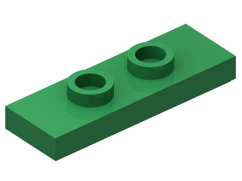 34103 | Plate, Modified 1 x 3 with 2 Studs | LEGOPART