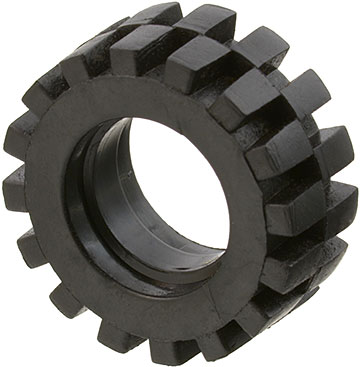 3641 | Tire 15mm D. x 6mm Offset Tread Small | LEGOPART