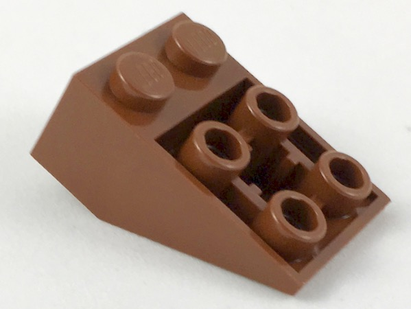 3747b | Slope, Inverted 33 3 x 2 with Flat Bottom Pin and Connections between Studs | LEGOPART