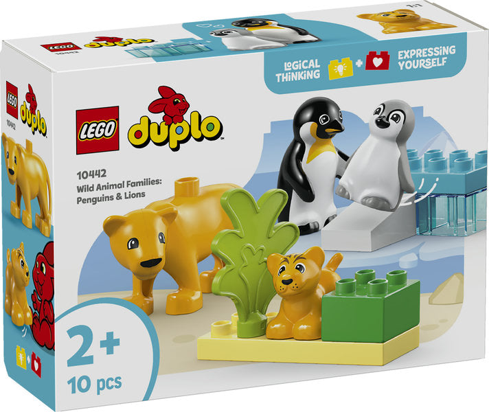 Wild Animal Families: Penguins & Lions LEGO 10442