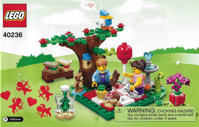 40236-1 | Romantic Valentine Picnic | INSTRUCTIONS | LEGOPART