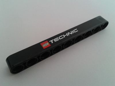 40490pb030 | Technic, Liftarm Thick 1 x 9 with LEGO TECHNIC Logo Pattern | LEGOPART