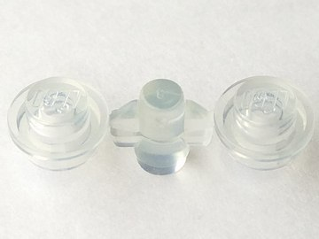 4073sprue | Plate, Round 1 x 1, 2 on Sprue | LEGOPART