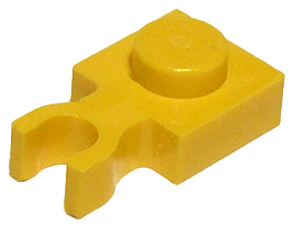 4085b | Plate, Modified 1 x 1 with U Clip Thin | LEGOPART