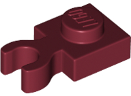 4085d | Plate, Modified 1 x 1 with Open O Clip Thick | LEGOPART