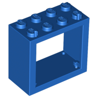 4132 | Window 2 x 4 x 3 - Solid Studs | LEGOPART