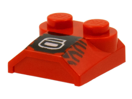 41855pb04 | Slope, Curved 2 x 2 x 2/3 with 2 Studs and Curved Sides, Lip End with | LEGOPART