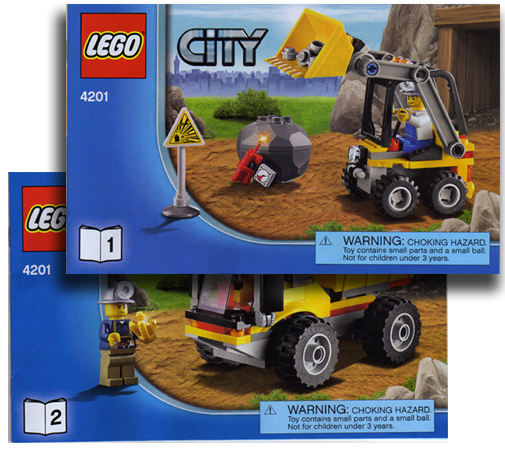 4201-1 | Loader and Dump Truck | INSTRUCTIONS | LEGOPART