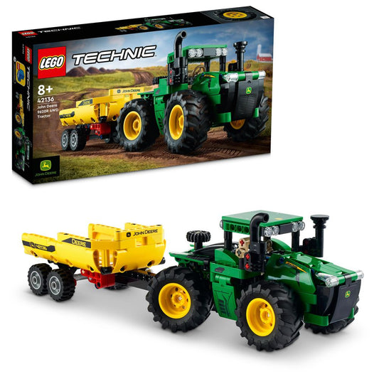 John Deere 9620R 4WD Tractor LEGO 42136
