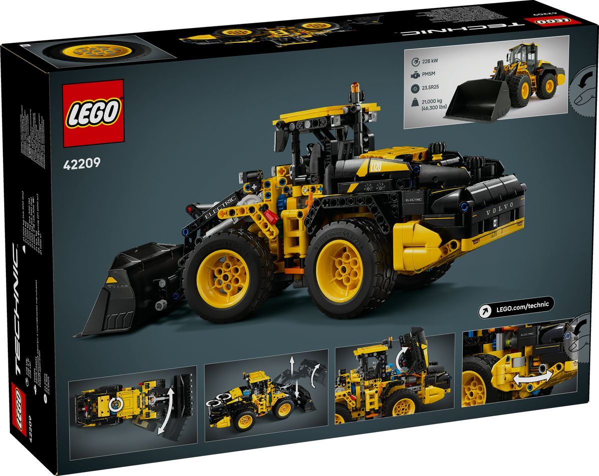 Volvo L120 Electric Wheel Loader LEGO 42209