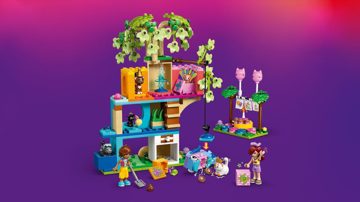 Cat Birthday Party & Tree House LEGO 42666