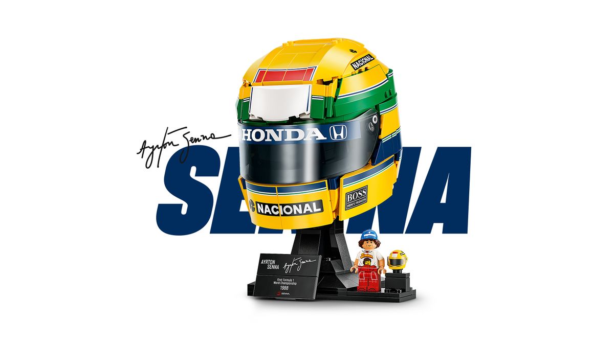 Ayrton Senna Helmet LEGO 43024