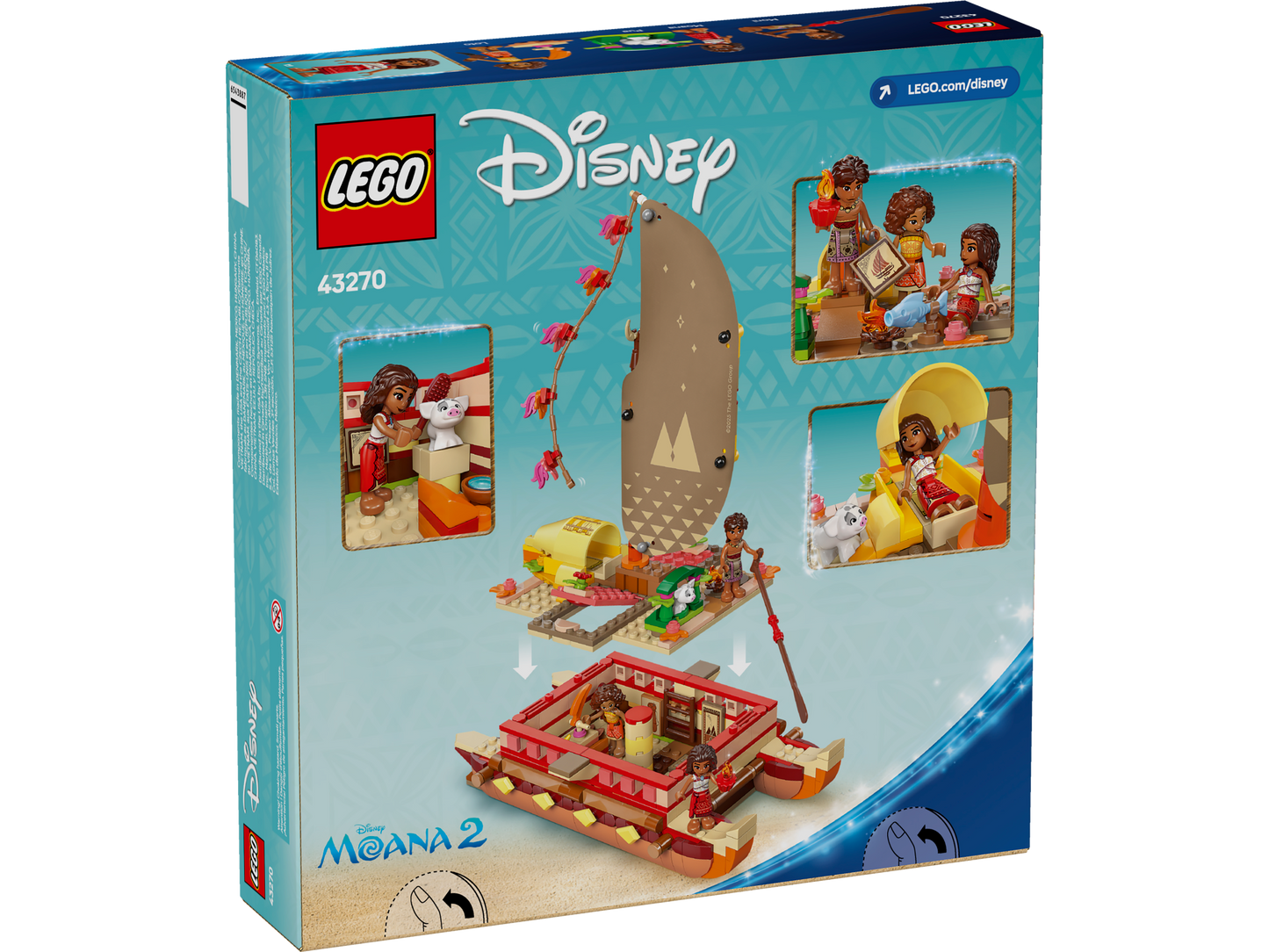 Moana's Adventure Canoe LEGO 43270