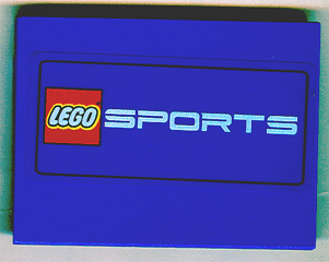 4515pb006 | Slope 10 6 x 8 with Lego Sports Logo Pattern | LEGOPART