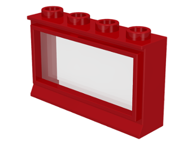 453 | Window 1 x 4 x 2 with Fixed Glass | LEGOPART