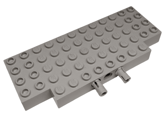 45403c01 | Brick, Modified 5 x 12 with 1 x 2 Cutouts and 3 Holes on Side with 2 Fixed Rotatable Friction Pins | LEGOPART