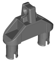 47973 | Hinge 1 x 3 with Two Pins, Locking 1 Finger - Round Pin Holes | LEGOPART