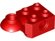 48170 | Technic, Brick Modified 2 x 2 with Pin Hole and Rotation Joint Ball Half Horizontal | LEGOPART