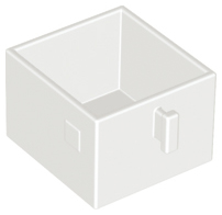 4891 | Duplo, Furniture Drawer 2 x 2 with Pull Handle | LEGOPART