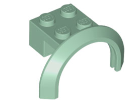 50745 | Vehicle, Mudguard 4 x 2 1/2 x 1 2/3 with Arch Round | LEGOPART