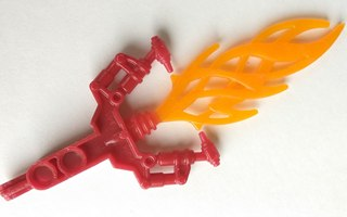 50934pb01 | Bionicle Weapon Hordika Blazer Claw with Molded Trans-Orange Flexible Flame Pattern | LEGOPART