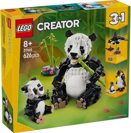 Wild Animals: Panda Family LEGO 31165 | Fyrebrick.be