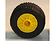 55981c03 | Wheel 18mm D. x 14mm with Pin Hole, Fake Bolts and Shallow Spokes with Black Tire 30.4 x 14 Solid | LEGOPART